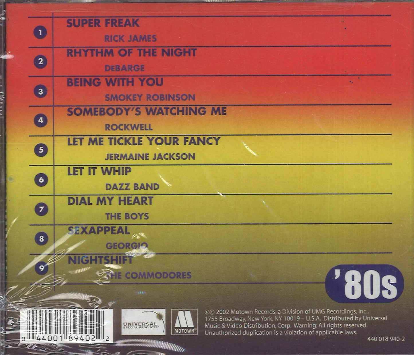 100% Motown `80S-V/A