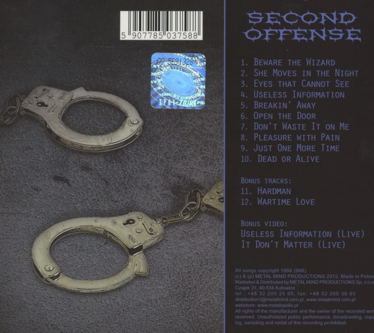 Second Offence
