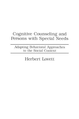 Cognitive Counseling and Persons with Special Needs