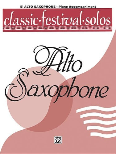 Classic Festival Solos, Alt Sax Vol 1 P-A