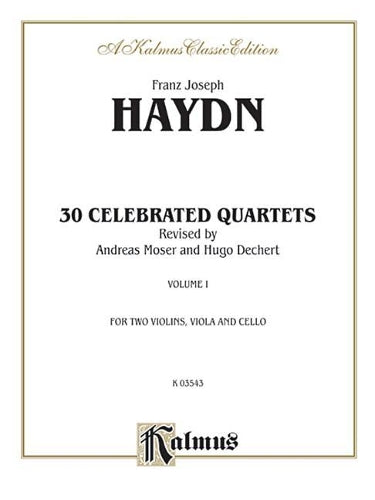 Thirty Celebrated String Quartets, Volume I