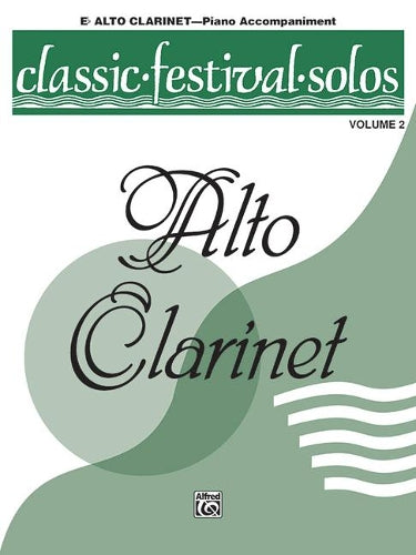 Classic Festival Solos-Alto Clarinet-V. 2 Pno Acc.