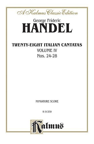 28 Italian Cantatas with Instruments, Nos. 24-28 (Mostly for Soprano), Vol 4