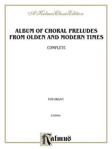 Album Of Choral Preludes