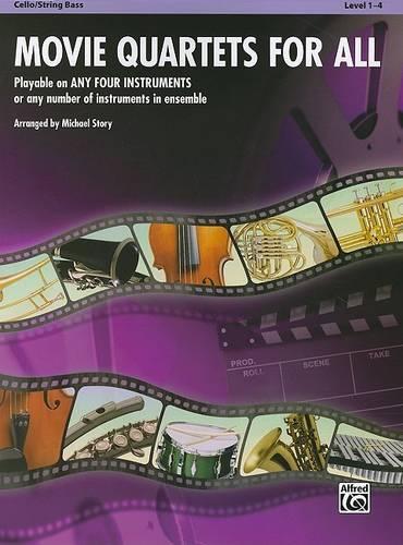 Movie Quartets for All - Cello