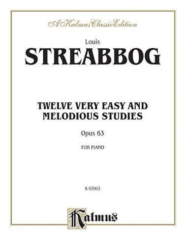 Twelve Very Easy and Melodious Studies, Op. 63