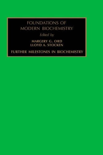 Further Milestones in Biochemistry