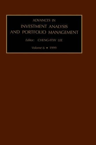 Advances in Investment Analysis and Portfolio Management