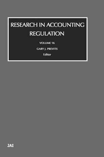 Research in Accounting Regulation