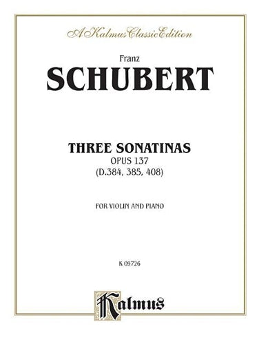 Three Sonatas, Op. 137