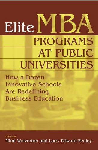 Elite MBA Programs at Public Universities