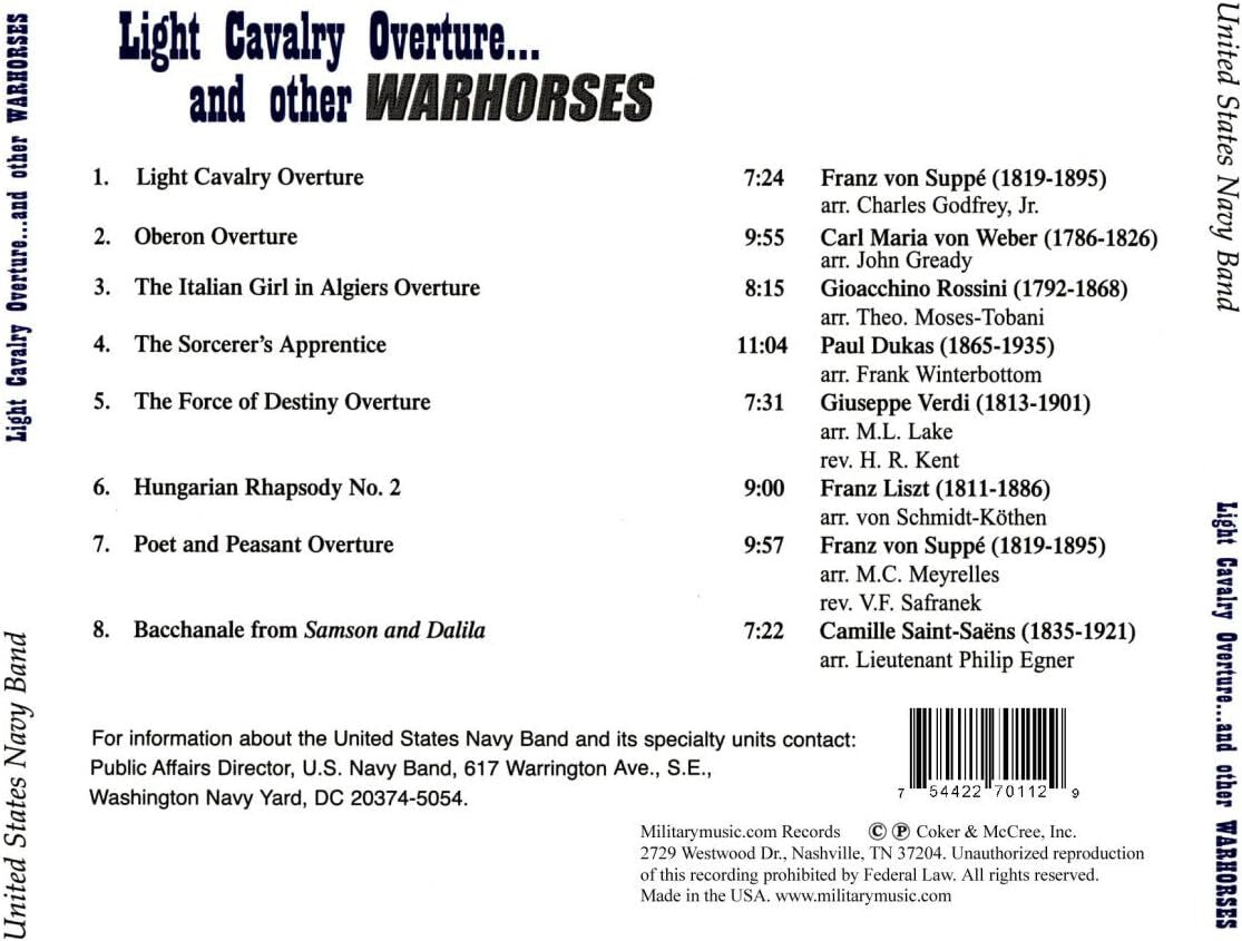 Light Cavalry Overture... And Other Warhorses