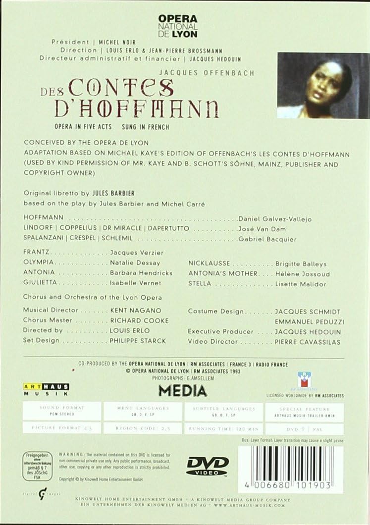Offenbach: Des Contes D'Hoffmann