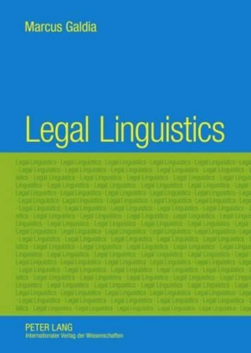 Legal Linguistics