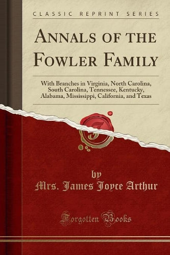 Annals of the Fowler Family