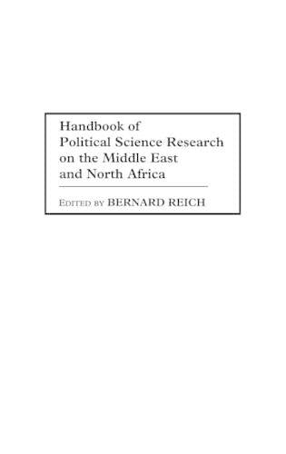 Handbook of Political Science Research on the Middle East and North Africa