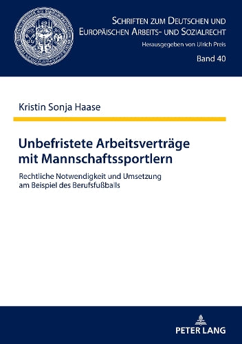 Unbefristete Arbeitsvertraege Mit Mannschaftssportlern