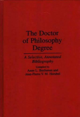 The Doctor of Philosophy Degree