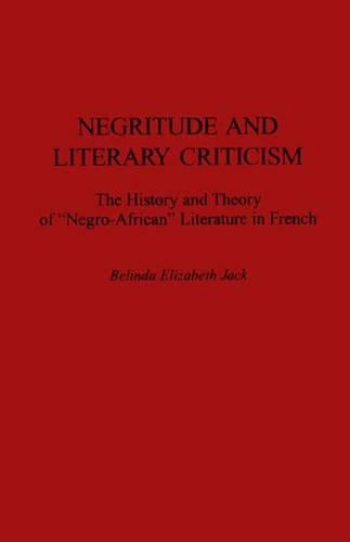 Negritude and Literary Criticism