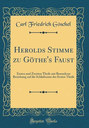 Herolds Stimme Zu Göthe's Faust