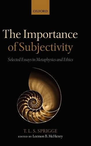 The Importance of Subjectivity