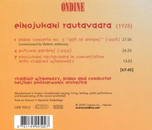 Piano Concerto/vladimir Ashkenazy