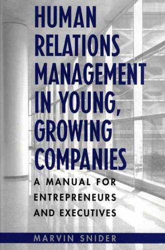 Human Relations Management in Young, Growing Companies