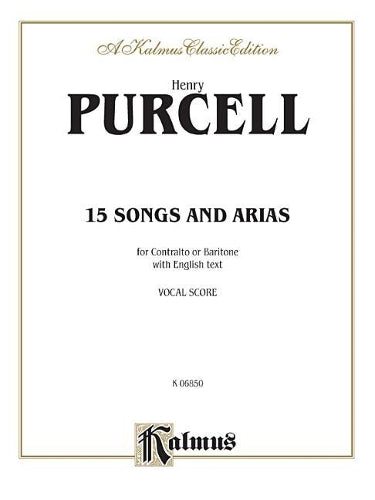 Purcell 15 Songs and Airs Contr.