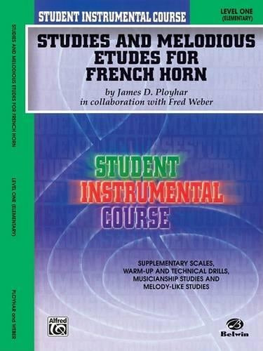 Student Instrumental Course Studies and Melodious Etudes for French Horn