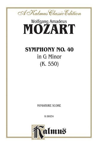 Mozart Symphony No. 40 K550