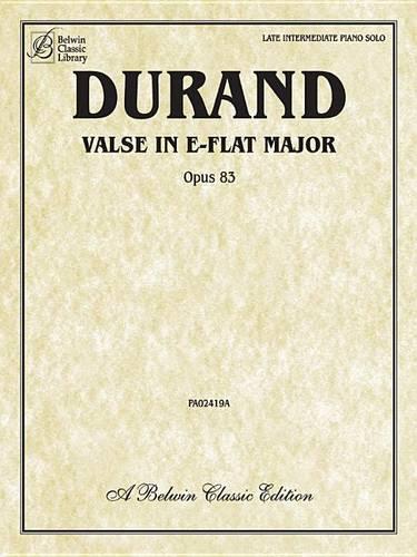 Valse in E-Flat, Op. 83