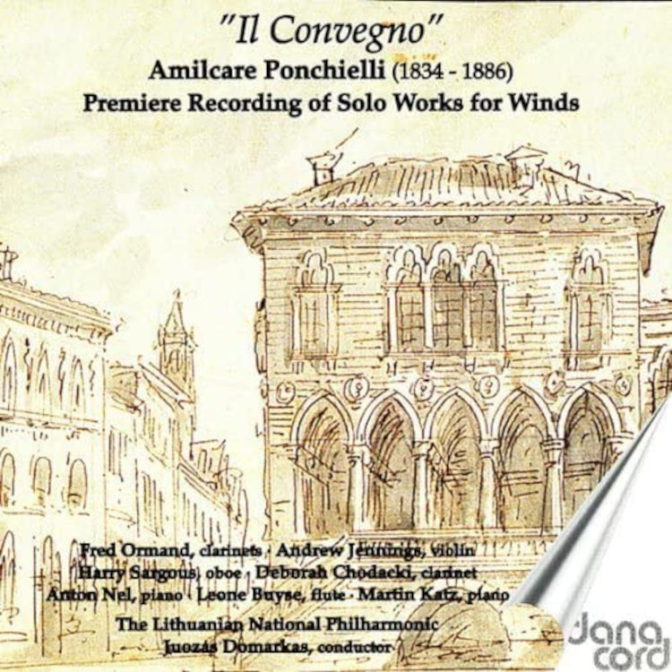 Amilcare Ponchielli: Il Convegno: Premiere Recording of Solo Works for Winds