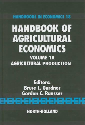 Handbook of Agricultural Economics