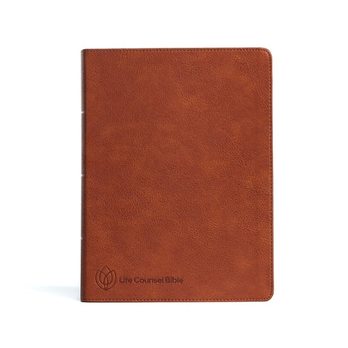 CSB Life Counsel Bible, Burnt Sienna LeatherTouch, Indexed