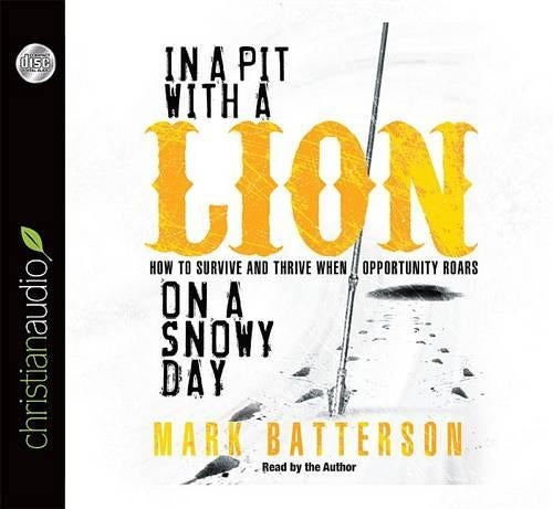 In a Pit With a Lion On a Snowy Day