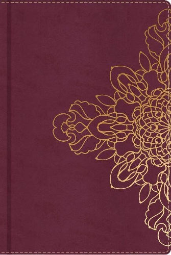 Burgundy with Floral Motif, Journal