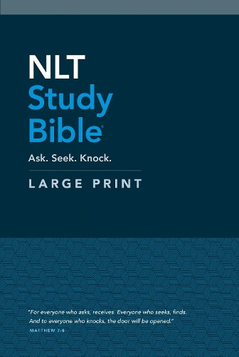 NLT Study Bible Large Print (Red Letter, Hardcover)