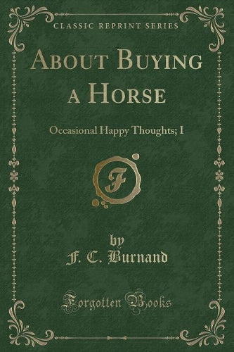 About Buying a Horse