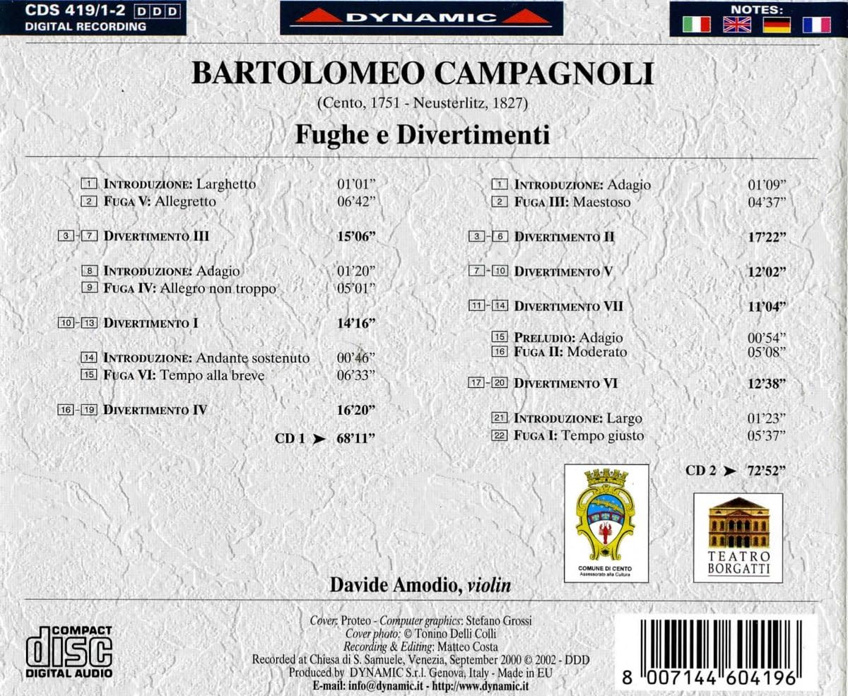 Fughe and Divertimenti (Amodio)