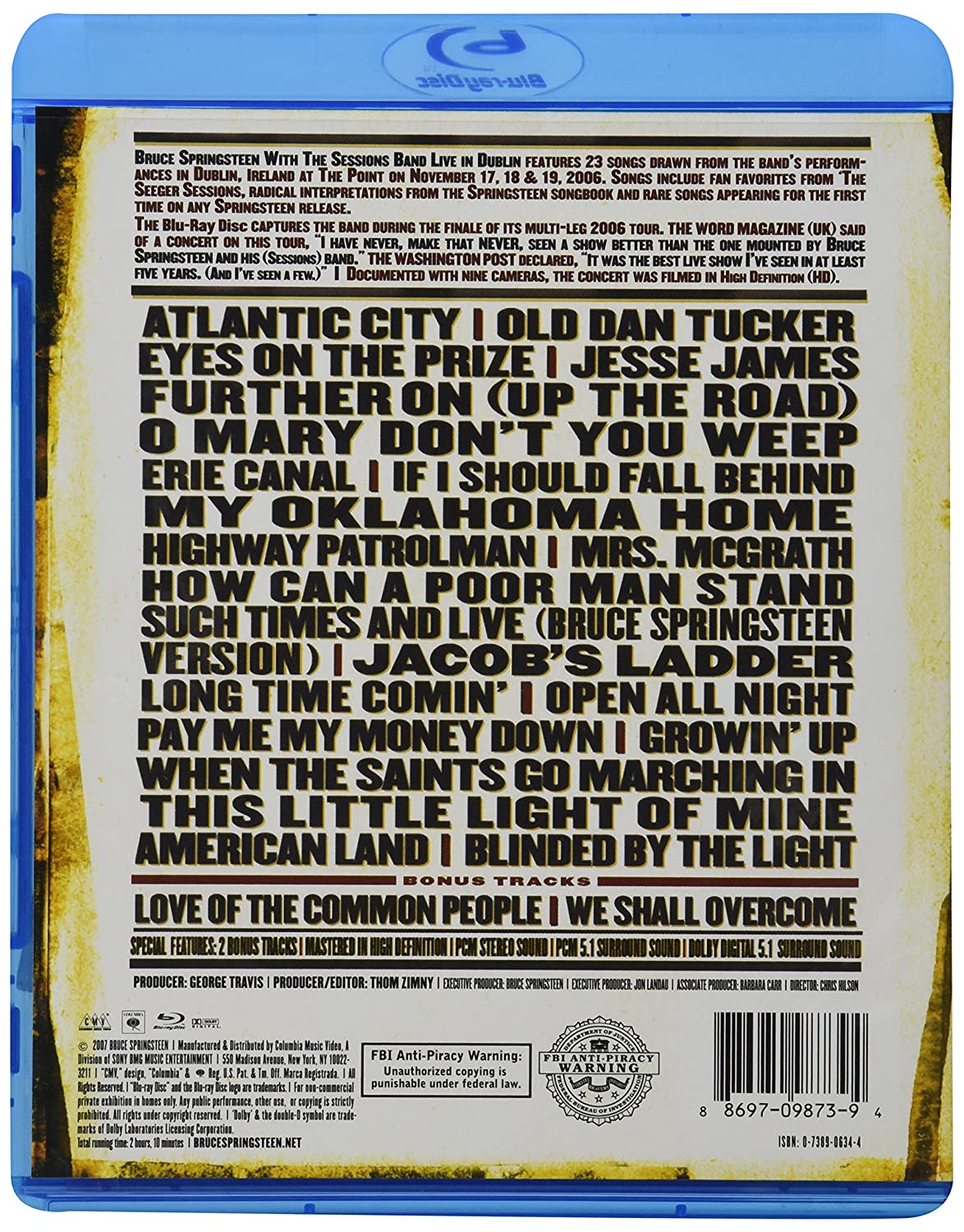 Bruce Springsteen With the Sessions Band - Live in Dublin