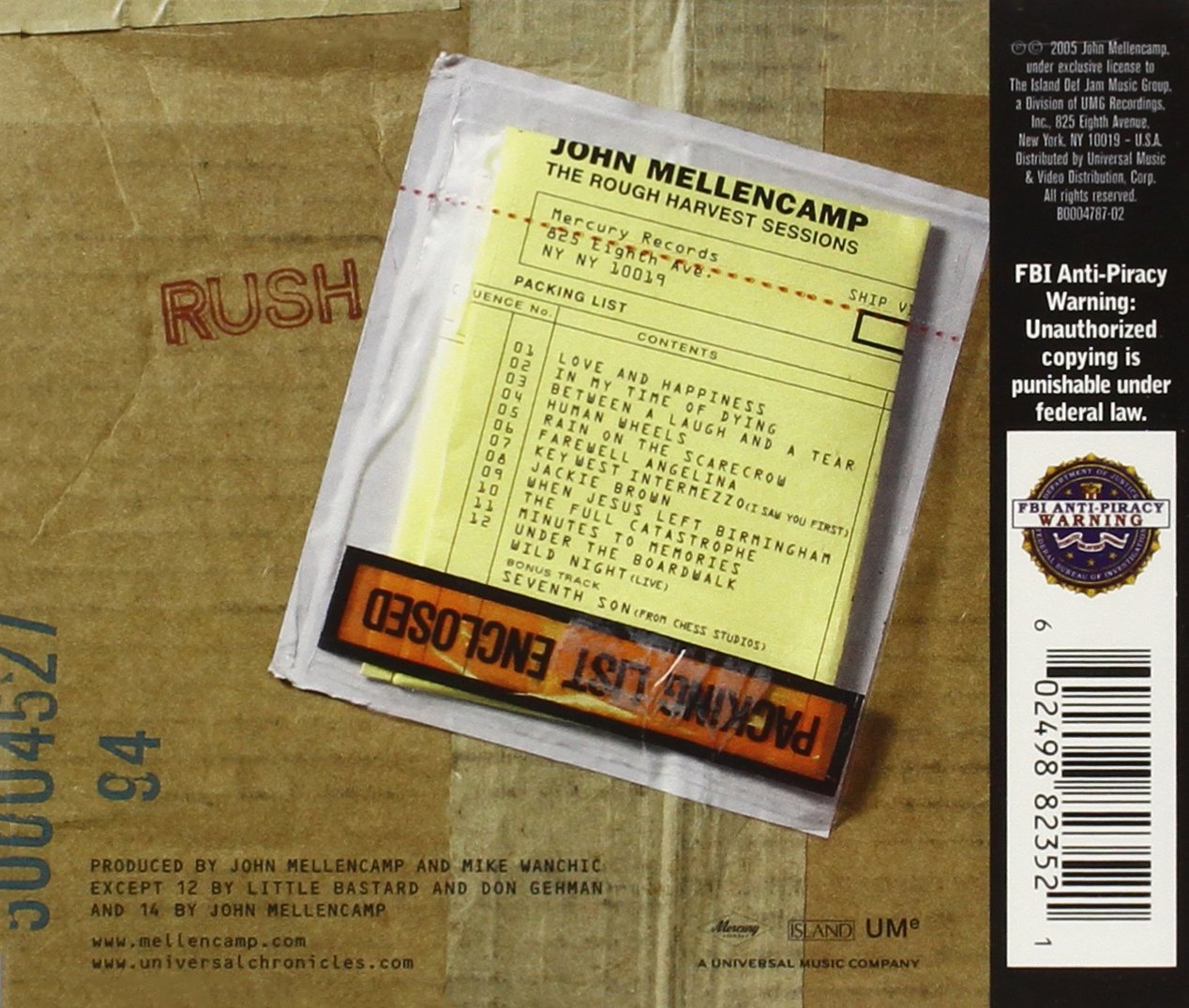 Rough Harvest (Bonus Track)
