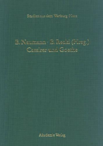 Cassirer und Goethe