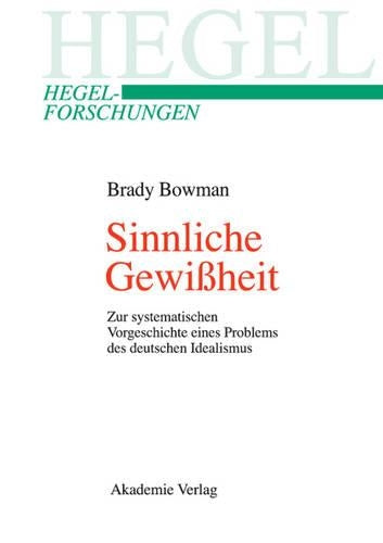 Sinnliche Gewißheit