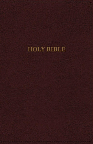 KJV Holy Bible: Super Giant Print with 43,000 Cross References, Deluxe Burgundy Leathersoft, Red Letter, Comfort Print: King James Version