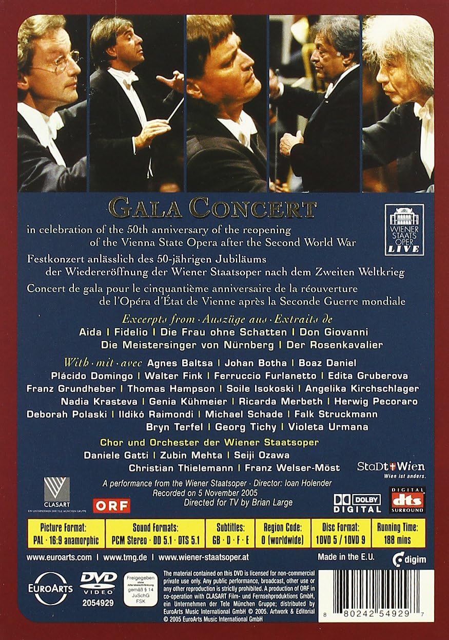 Gala-Konzert der Wiener Staatsoper (2 DVDs