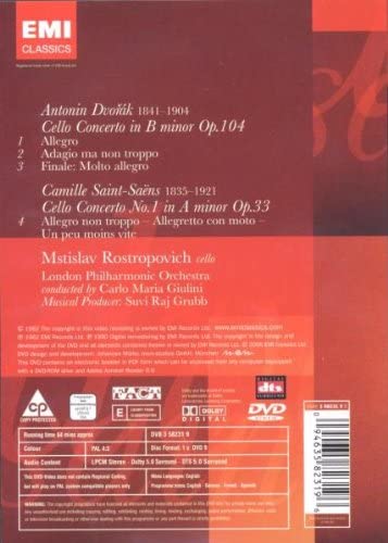 Dvorák: Cello Concerto in B Minor Op. 104 / Saint-Saëns: Cello Concerto in B Minor Op. 104