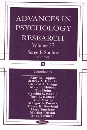 Advances in Psychology Research