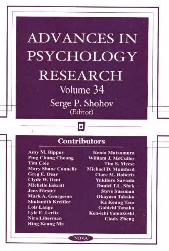 Advances in Psychology Research