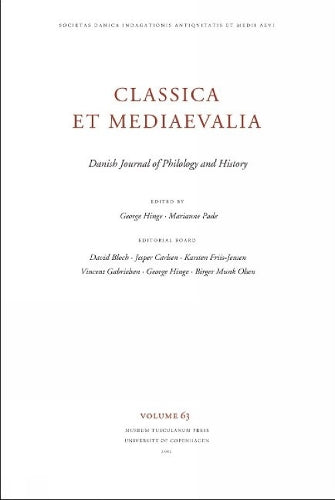 Classica et Mediaevalia Volume 63