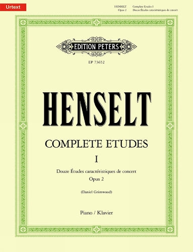 Complete Etudes I (Piano Solo): Partitur für Klavier